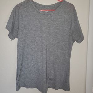 Gray workout T-shirt